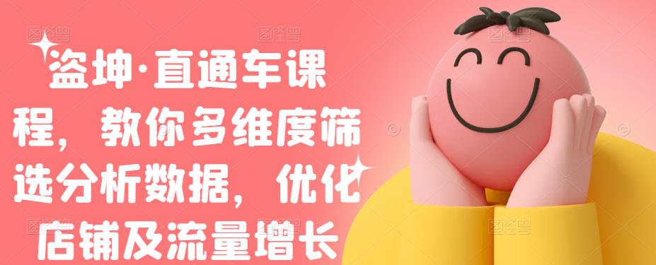 盗坤·直通车课程，教你多维度筛选分析数据，优化店铺及流量增长-烽云网