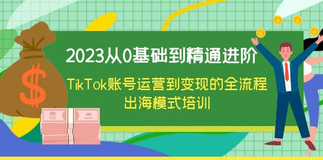 2023从0基础到精通进阶,TikTok账号运营到变现的全流程出海模式培训-烽云网