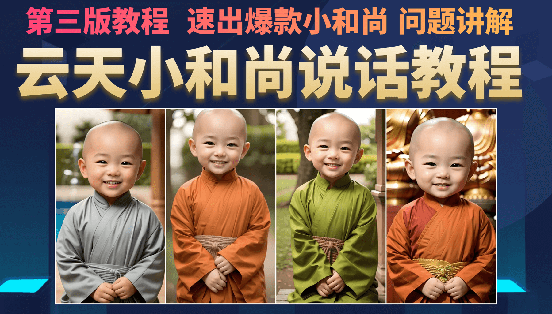 云天小和尚会说话,7天万粉(第3版教程)-烽云网