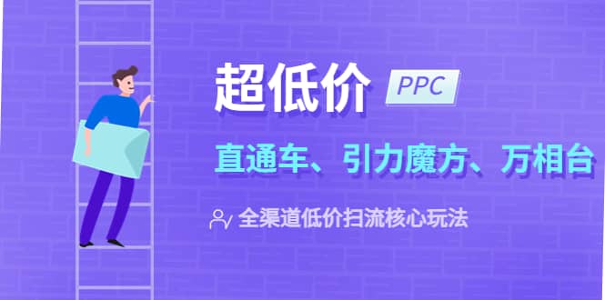 2023超低价·ppc—“直通车、引力魔方、万相台”全渠道·低价扫流核心玩法-烽云网