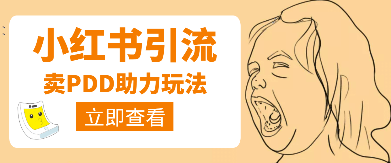 利用小红书卖拼多多助力-烽云网