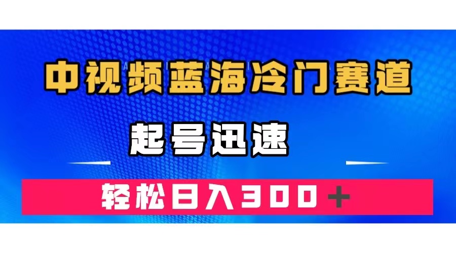 中视频蓝海冷门赛道，韩国视频奇闻解说，起号迅速，日入300＋-烽云网