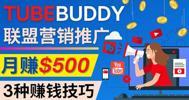 推广TubeBuddy联盟营销项目，完全免费的推广方法，轻松月赚500美元-烽云网