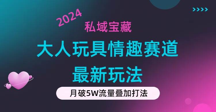 私域宝藏：大人玩具情趣赛道合规新玩法，零投入，私域超高流量成单率高-烽云网