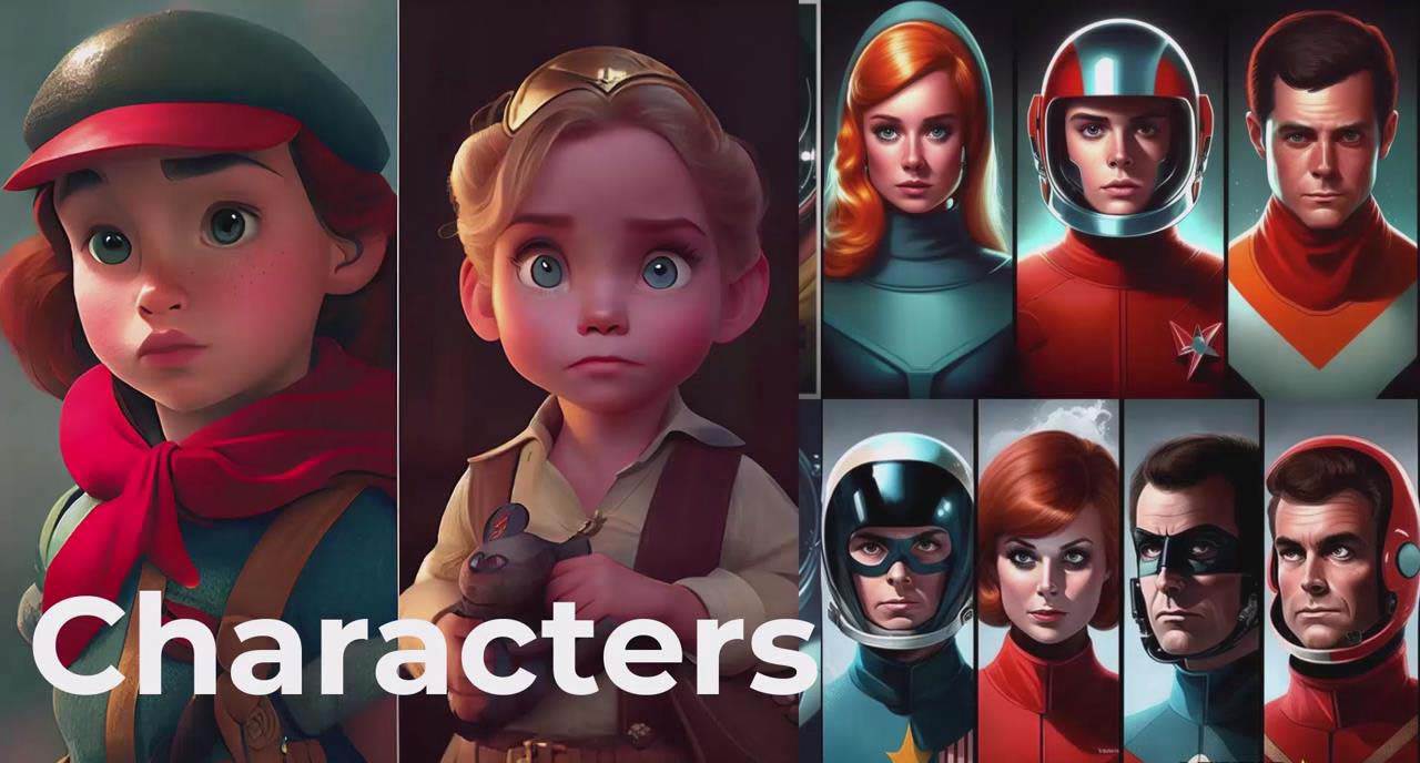 掌握 MidJourney V5 AI + ChatGPT创建一致的角色设计图像-22节课-中英字幕-烽云网