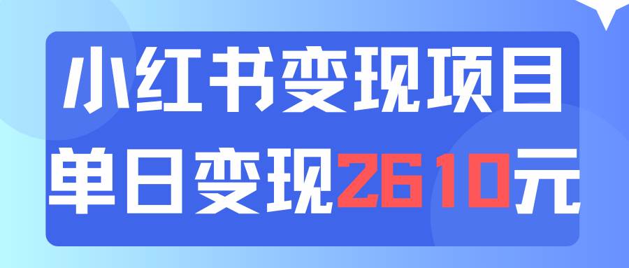 利用小红书卖资料单日引流150人当日变现2610元小白可实操(教程+资料)-烽云网