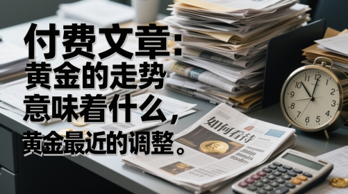 付费文章:黄金的走势意味着什么,如何看待黄金最近的调整-烽云网