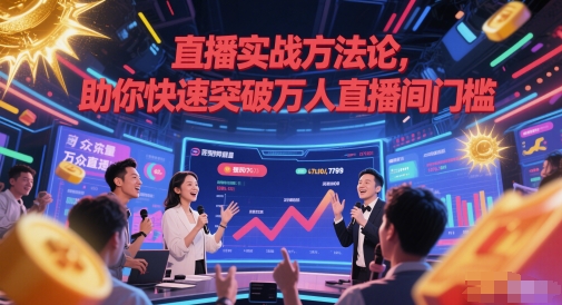 直播实战方法论，助你快速突破万人直播间门槛-烽云网