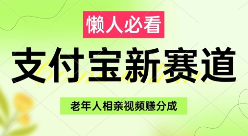 支付宝新赛道,利用老年人相亲视频,挣分成收益,轻松月入过W,操作简单-烽云网
