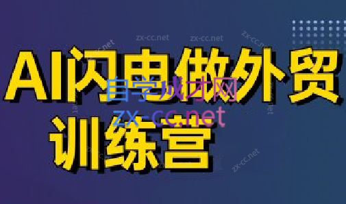 大卫·AI闪电做外贸训练营(更新5月)-烽云网